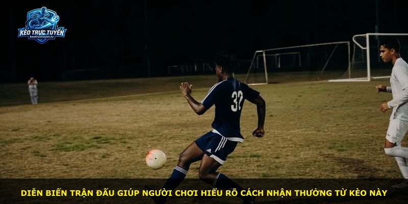 Diễn biến trận đấu giúp người chơi hiểu rõ cách nhận thưởng từ kèo này