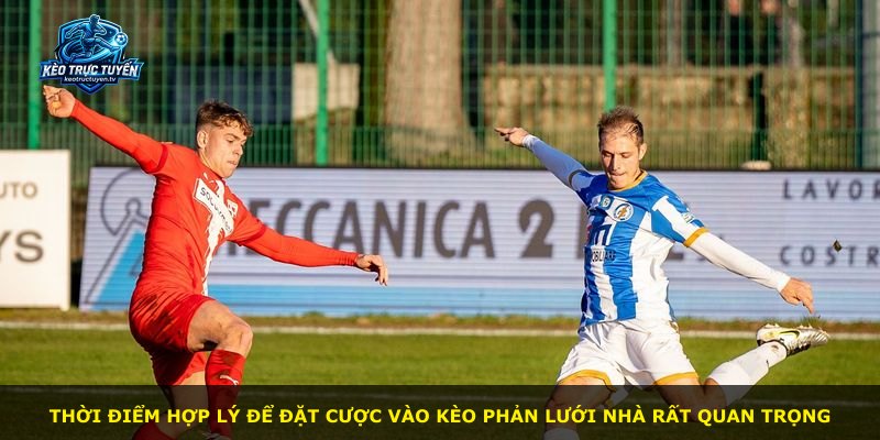 Thời điểm hợp lý để đặt cược vào kèo phản lưới nhà rất quan trọng