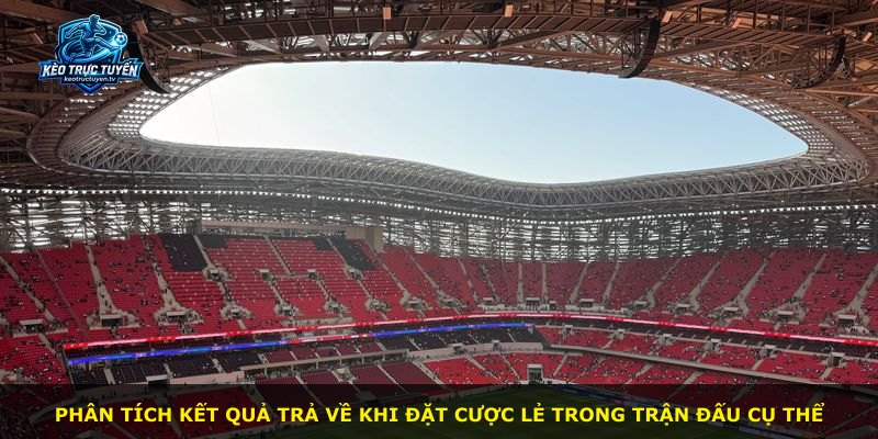 Phân tích kết quả trả về khi đặt cược lẻ trong trận đấu cụ thể